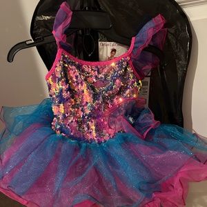 Child small jazz ballet costume